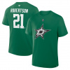 Fanatics Pánské tričko Dallas Stars NHL Jason Robertson #21 Authentic Stack Name & Number T-Shirt - Kelly Green Veľkosť: XL Fanatics Pánské tričko Dallas Stars NHL Jason Robertson #21 Authentic Stack Name & Number T-Shirt - Kelly Green Veľkosť: XL