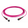 Fiber kábel MTP-MTP, 25m Duplex OM4(50/125µm), LSOH, 3mm, Trunk Cable, fialový, Typ-B Fiber kábel MTP-MTP, 25m Duplex OM4(50/125µm), LSOH, 3mm, Trunk Cable, fialový, Typ-B