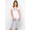 Dámske pyžamo Italian Fashion Glamour kr.r. sp.3/4 Farba: Ružová, Veľkosť: 2XL Dámske pyžamo Italian Fashion Glamour kr.r. sp.3/4 Farba: Ružová, Veľkosť: 2XL