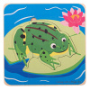 Bigjigs Toys Vkladacie puzzle životné cykly žaby Bigjigs Toys Vkladacie puzzle životné cykly žaby