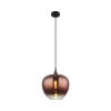 Luster Globo Maxy 15548H1G E27 60 W čierny/sklo meď Luster Globo Maxy 15548H1G E27 60 W čierny/sklo meď