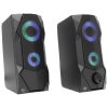 White Shark 2.0 FLOW speakers, RGB, black White Shark 2.0 FLOW speakers, RGB, black