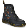 Dr. Martens Polokozačky 1460 Vonda TF 8 Eye Boot Black Genix Nappa Čierna Dr. Martens Polokozačky 1460 Vonda TF 8 Eye Boot Black Genix Nappa Čierna