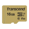 TRANSCEND MicroSDHC karta 16GB 500S, UHS-I U3 V30 + adaptér TS16GUSD500S TRANSCEND MicroSDHC karta 16GB 500S, UHS-I U3 V30 + adaptér TS16GUSD500S