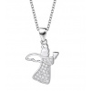 Emporial strieborný rhodiovaný náhrdelník Anjel s nebeskou trúbkou Emporial strieborný rhodiovaný náhrdelník Anjel s nebeskou trúbkou
