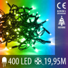 Vianočná reťaz LED vnútorná 400 LED - multicolor Vianočná reťaz LED vnútorná 400 LED - multicolor