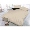 XPOSE® Mikrosaténové obliečky KLARISA DUO - cappucino/čierne 140x200 cm, 70x90 cm, Mikrosatén XPOSE® Mikrosaténové obliečky KLARISA DUO - cappucino/čierne 140x200 cm, 70x90 cm, Mikrosatén