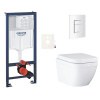 Siko Závěsný WC set do lehkých stěn / předstěnová montáž GROHE Euro Ceramic GRSEUSCSH0 Siko Závěsný WC set do lehkých stěn / předstěnová montáž GROHE Euro Ceramic GRSEUSCSH0