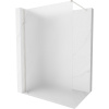 Mexen Kioto-X sprchová stena Walk-in 70 x 200 cm, mrazené 10 mm, brúsený nikel - 800-070-101-97-30-X Mexen Kioto-X sprchová stena Walk-in 70 x 200 cm, mrazené 10 mm, brúsený nikel - 800-070-101-97-30-X