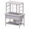STALGAST Centrálny stôl s chladiacou vitrínou 430 l, 1245x750x1680 mm | STALGAST, ST113121 STALGAST Centrálny stôl s chladiacou vitrínou 430 l, 1245x750x1680 mm | STALGAST, ST113121