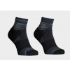 ORTOVOX Pánske ponožky ALL MOUNTAIN QUARTER SOCKS black raven - čierne Veľkosť: 42-44 ORTOVOX Pánske ponožky ALL MOUNTAIN QUARTER SOCKS black raven - čierne Veľkosť: 42-44