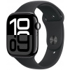 Apple Watch Series 10 46 mm klavírne čierny hliník s čierny športovým remienkom M/L MWWQ3QC/A Apple Watch Series 10 46 mm klavírne čierny hliník s čierny športovým remienkom M/L MWWQ3QC/A