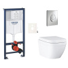 Siko Závěsný WC set do lehkých stěn / předstěnová montáž GROHE Euro Ceramic GRSEUSA Siko Závěsný WC set do lehkých stěn / předstěnová montáž GROHE Euro Ceramic GRSEUSA
