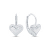 Amawell Náušnice z bieleho zlata v tvare srdiečka 2001010170002 Amawell Náušnice z bieleho zlata v tvare srdiečka 2001010170002