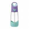 b.box Fľaša na pitie so slamkou 450 ml - lilac pop b.box Fľaša na pitie so slamkou 450 ml - lilac pop