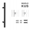 FT - MADLO kód K00 Ø 30 mm SP ks Rozteč madla: 1300 mm, Dĺžka: 1500 mm, Rozmer profilu madla: Ø 30 mm CIM - čierna matná (FNO) FT - MADLO kód K00 Ø 30 mm SP ks Rozteč madla: 1300 mm, Dĺžka: 1500 mm, Rozmer profilu madla: Ø 30 mm CIM - čierna matná (FNO)