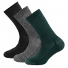 Ponožky Devold Daily Merino Medium 3Pack woods 36-40 Ponožky Devold Daily Merino Medium 3Pack woods 36-40
