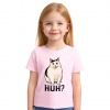 Huh? - biela mačka - detské tričko s potlačou - Tričkový | 7 | 8 | Ružový Huh? - biela mačka - detské tričko s potlačou - Tričkový | 7 | 8 | Ružový