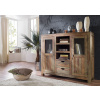 Bighome - GREY WOOD Skriňa 120x140 cm, palisander Bighome - GREY WOOD Skriňa 120x140 cm, palisander