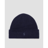 Pánska Tmavomodrá Kašmírová čiapka Polo Ralph Lauren Pánska Tmavomodrá Kašmírová čiapka Polo Ralph Lauren