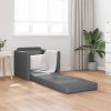 zahrada-XL Rozkladacia posteľ 60cm Tmavo šedá látka 4106622 zahrada-XL Rozkladacia posteľ 60cm Tmavo šedá látka 4106622