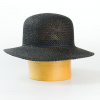 Dámsky klobúk z papiera - nezdobený 307 hladká čierna/57 Dámsky klobúk z papiera - nezdobený 307 hladká čierna/57