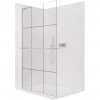 CERANO - Sprchová zástena Walk-in Onyx L-ľavá vzpera - 8 mm + polička/držiak na uteráky - chróm, industriálne sklo - 120x200 cm CERANO - Sprchová zástena Walk-in Onyx L-ľavá vzpera - 8 mm + polička/držiak na uteráky - chróm, industriálne sklo - 120x200 cm