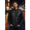 Max Original Leather Pánska kožená bunda 2101 black (5XL 66-68) - Čierna - 5XL Max Original Leather Pánska kožená bunda 2101 black (5XL 66-68) - Čierna - 5XL