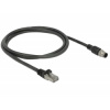 Delock Kabel s konektorem RJ45 na konektor M12 8 pin A-kódování Cat.5e SFTP 1 m Delock Kabel s konektorem RJ45 na konektor M12 8 pin A-kódování Cat.5e SFTP 1 m