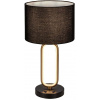 Rabalux Domiro stolová lampa 1x60 W čierna-zlatá 74044 Rabalux Domiro stolová lampa 1x60 W čierna-zlatá 74044