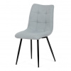 Autronic Židle jídelní, stříbrná látka, černý kov DCL-L1094 SIL2 Autronic Židle jídelní, stříbrná látka, černý kov DCL-L1094 SIL2