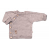 Detský pletený svetrík s gombíkmi, zap. bokom, Handmade Baby Nellys, béžový, veľ. 80/86 Baby Nellys Detský pletený svetrík s gombíkmi, zap. bokom, Handmade Baby Nellys, béžový, veľ. 80/86 Baby Nellys