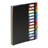 Doska na dokumenty, s gumičkou, 12 častí, VIQUEL Rainbow Class, čierna Doska na dokumenty, s gumičkou, 12 častí, VIQUEL Rainbow Class, čierna