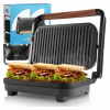 ELEKTRICKÝ GRIL SENDVIČOVAČ NA SENDVIČE PANINI TOASTER SKLADACÍ NEPRIĽNAVÝ ELEKTRICKÝ GRIL SENDVIČOVAČ NA SENDVIČE PANINI TOASTER SKLADACÍ NEPRIĽNAVÝ