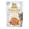 Brit Care Cat Sterilized Fillets in Gravy Savory Salmon&Tuna 85 g Brit Care Cat Sterilized Fillets in Gravy Savory Salmon&Tuna 85 g