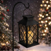 LAMPÁŠ DEKORATÍVNA LED LAMPA S ELEKTRICKOU SVIEČKOU, SOLÁRNY, OZDOBNÝ LAMPÁŠ DEKORATÍVNA LED LAMPA S ELEKTRICKOU SVIEČKOU, SOLÁRNY, OZDOBNÝ