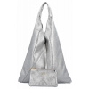 Kožené kabelka shopper bag Vittoria Gotti stričborná 5820S Kožené kabelka shopper bag Vittoria Gotti stričborná 5820S