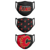 Roušky Calgary Flames NHL FOCO - set 3 kusy Veľkosť: dětská velikost Roušky Calgary Flames NHL FOCO - set 3 kusy Veľkosť: dětská velikost