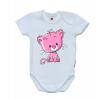 Body pro miminko s krátkým rukávem Gama roztomilá růžová kočička velikost 62 Body pro miminko s krátkým rukávem Gama roztomilá růžová kočička velikost 62