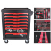 Dílenský vozík na nářadí MECHANIC TROLLEY KEVIN 195, 7 šuplíků, 195 ks nářadí Dílenský vozík na nářadí MECHANIC TROLLEY KEVIN 195, 7 šuplíků, 195 ks nářadí