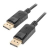 LANBERG DisplayPort M/M cable 0.5m 4K black CA-DPDP-10CC-0005-BK LANBERG DisplayPort M/M cable 0.5m 4K black CA-DPDP-10CC-0005-BK
