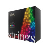 Twinkly Strings Multi-Color múdre žiarovky na stromček 400 led, 32m, IP44, čierny kábel Twinkly Strings Multi-Color múdre žiarovky na stromček 400 led, 32m, IP44, čierny kábel