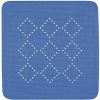 Spirella protišmyková podložka do sprchy Alaska, modrá, PVC, 55 × 55 cm Spirella protišmyková podložka do sprchy Alaska, modrá, PVC, 55 × 55 cm