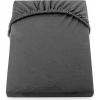 DecoKing, Prestieradlo / plachta Amber 180-200/200cm, grafitová DecoKing, Prestieradlo / plachta Amber 180-200/200cm, grafitová