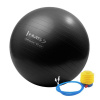 Gymnastická lopta HMS YB02 65CM ANTI-BURST čierna + pumpa Gymnastická lopta HMS YB02 65CM ANTI-BURST čierna + pumpa