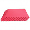 Colored Puzzle fitness podložka červená balenie 4 ks - 4 ks Colored Puzzle fitness podložka červená balenie 4 ks - 4 ks