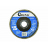 Lamelový kotouč z oxidu hlinitého, 125 mm, P120 GEKO GEKO nářadí G00308 Lamelový kotouč z oxidu hlinitého, 125 mm, P120 GEKO GEKO nářadí G00308