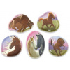 Sada ozdôb na batoh Ergobag Contour Kletties Set - Happy Horses uni Sada ozdôb na batoh Ergobag Contour Kletties Set - Happy Horses uni