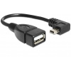 Delock kábel USB mini samec > USB 2.0-A samica OTG 16 cm (83245) Delock kábel USB mini samec > USB 2.0-A samica OTG 16 cm (83245)