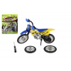 Teddies Motorka prstová s doplnkami kov/plast 12cm, 2 farby Teddies Motorka prstová s doplnkami kov/plast 12cm, 2 farby